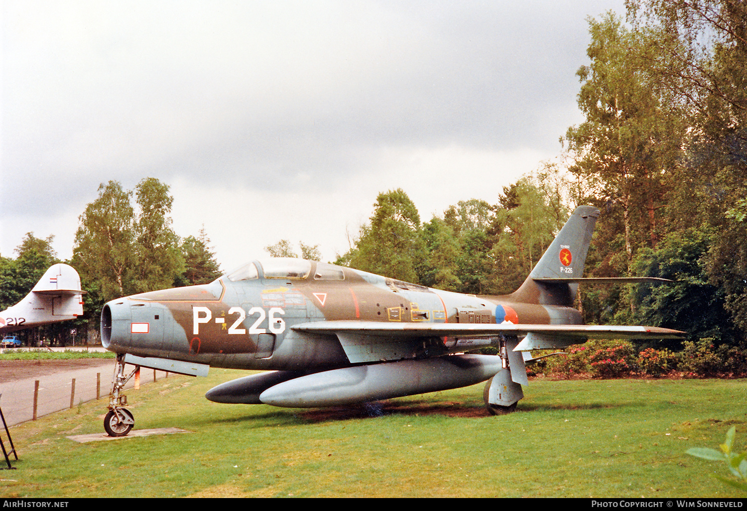 Aircraft Photo of P-226 / 53-6612 | Republic F-84F Thunderstreak | Netherlands - Air Force | AirHistory.net #644676