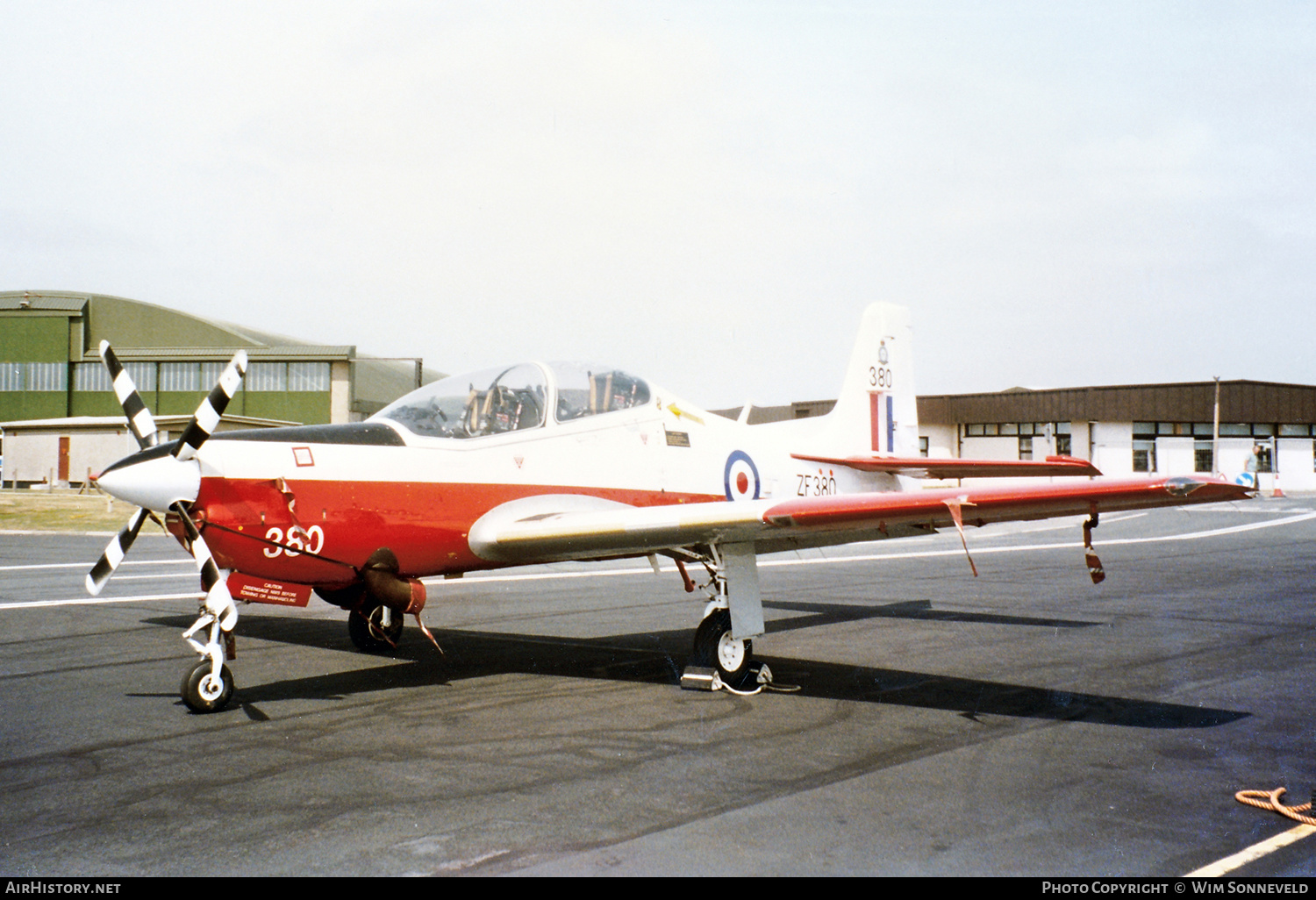 Aircraft Photo of ZF380 | Short S-312 Tucano T1 | UK - Air Force | AirHistory.net #644682
