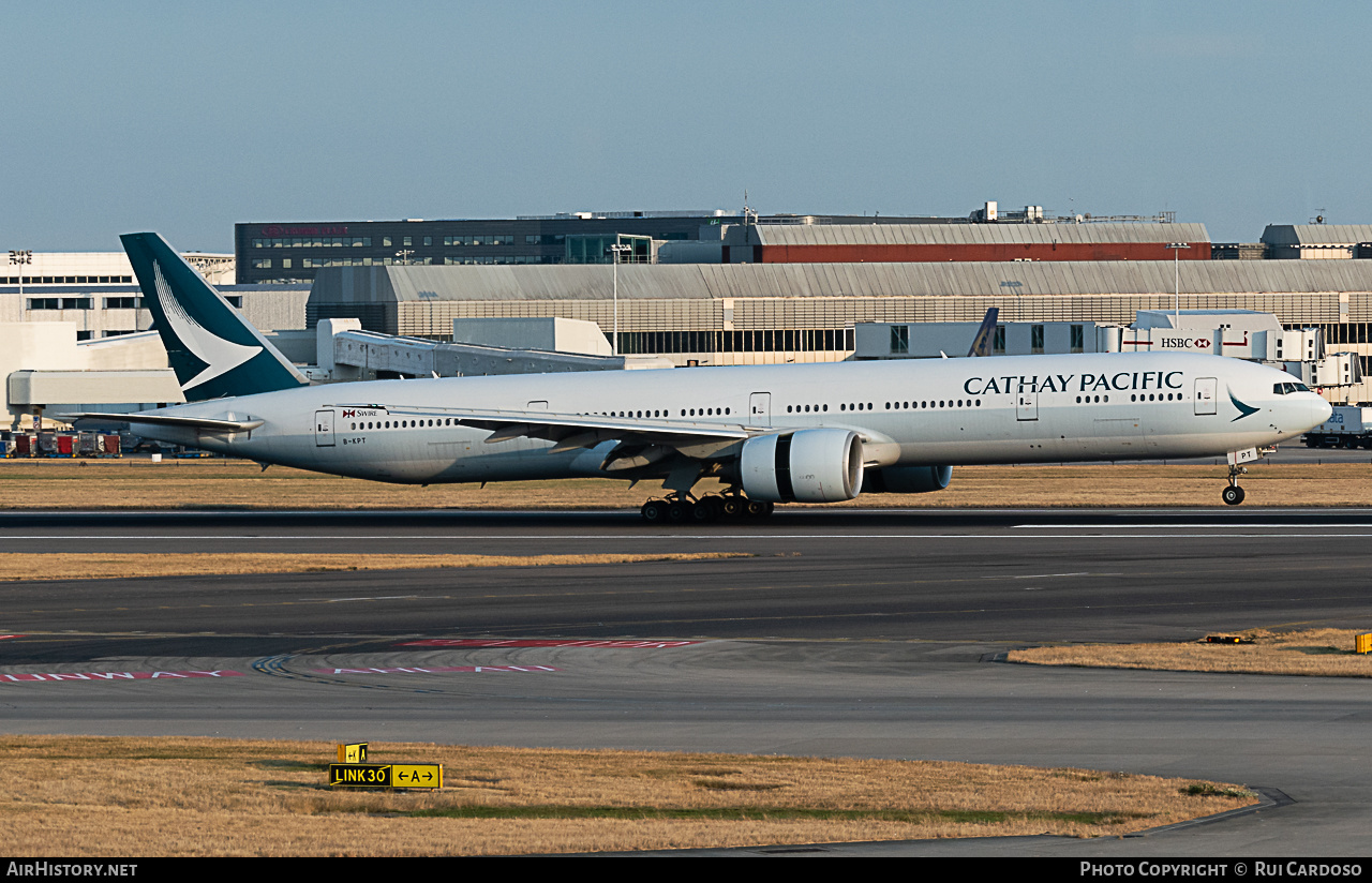 Aircraft Photo of B-KPT | Boeing 777-367/ER | Cathay Pacific Airways | AirHistory.net #644706