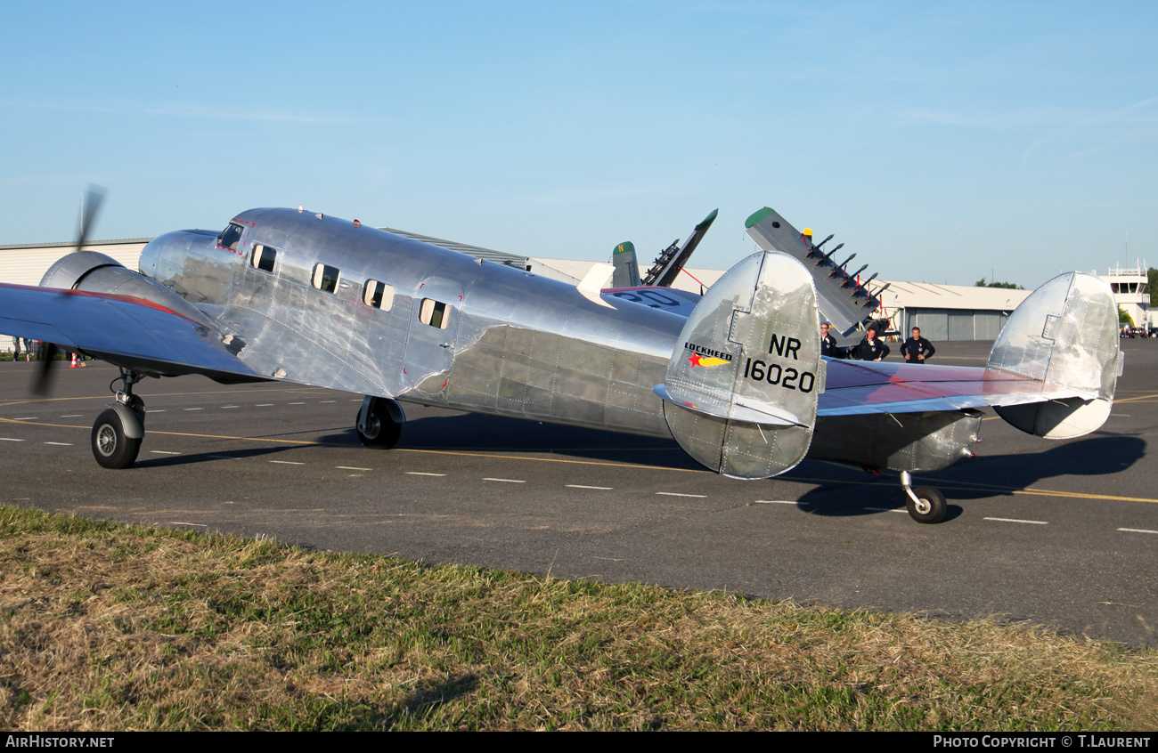 Aircraft Photo of F-AZLL / NR16020 | Lockheed 12-A Electra Junior | AirHistory.net #644720