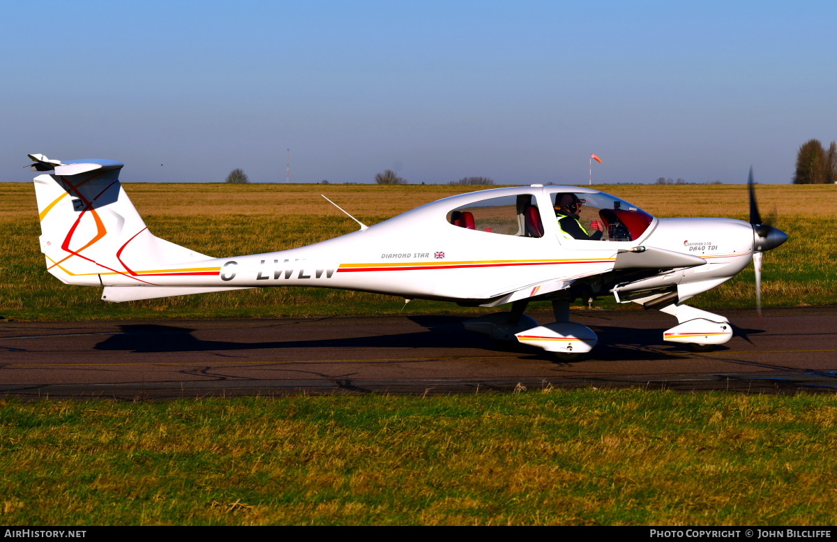 Aircraft Photo of G-LWLW | Diamond DA40D Diamond Star TDI | AirHistory.net #644740