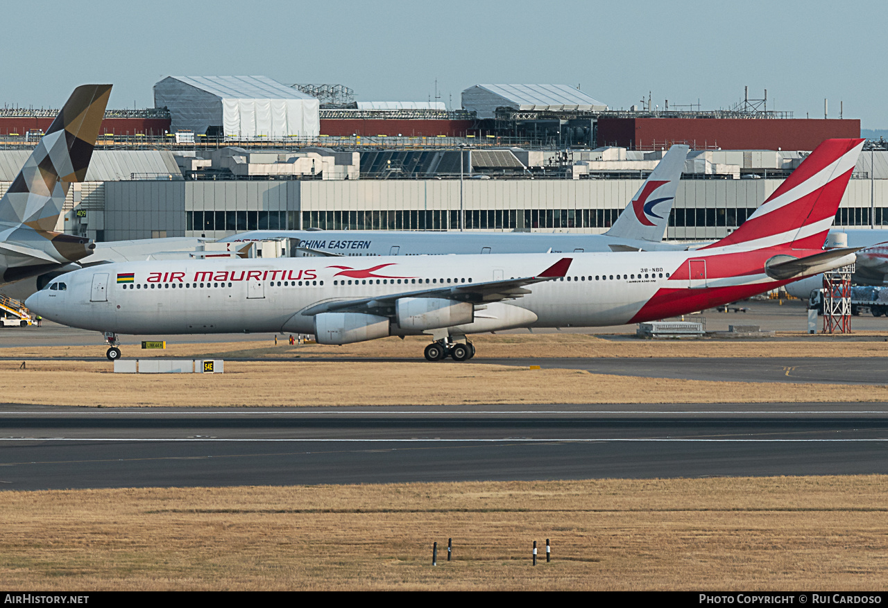 Aircraft Photo of 3B-NBD | Airbus A340-313X | Air Mauritius | AirHistory.net #644757