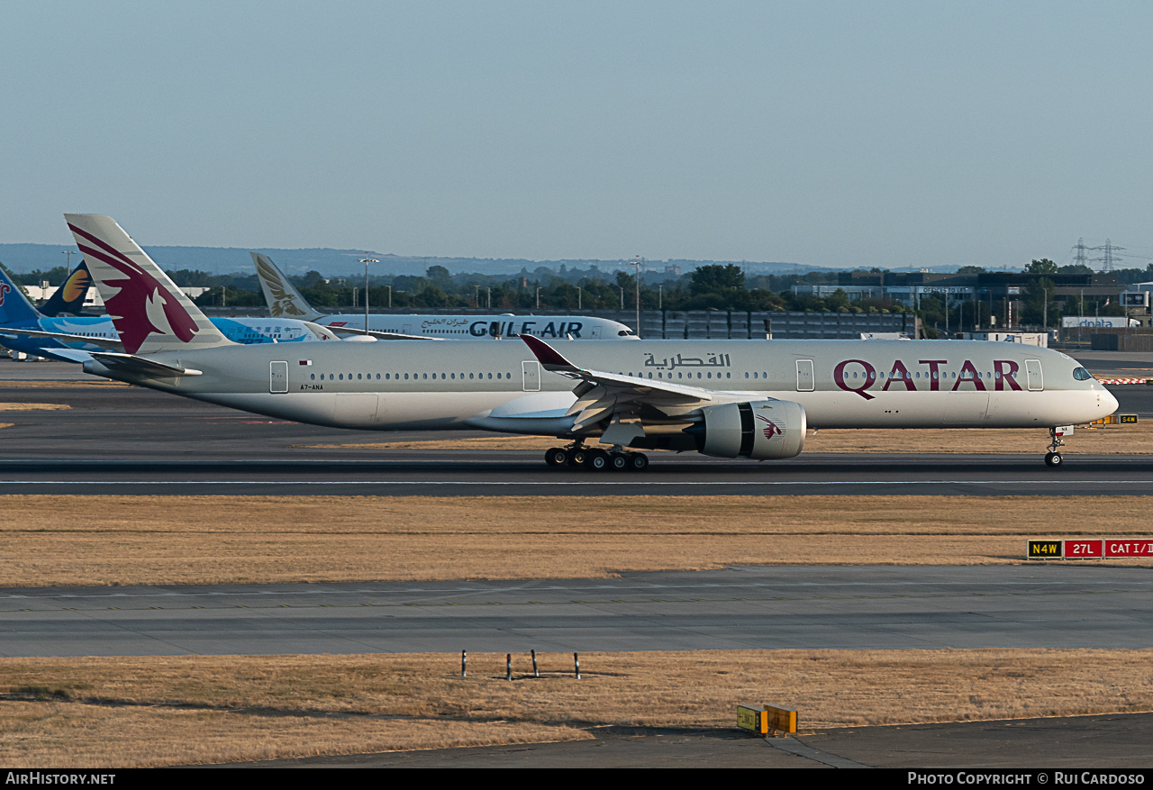 Aircraft Photo of A7-ANA | Airbus A350-1041 | Qatar Airways | AirHistory.net #644816