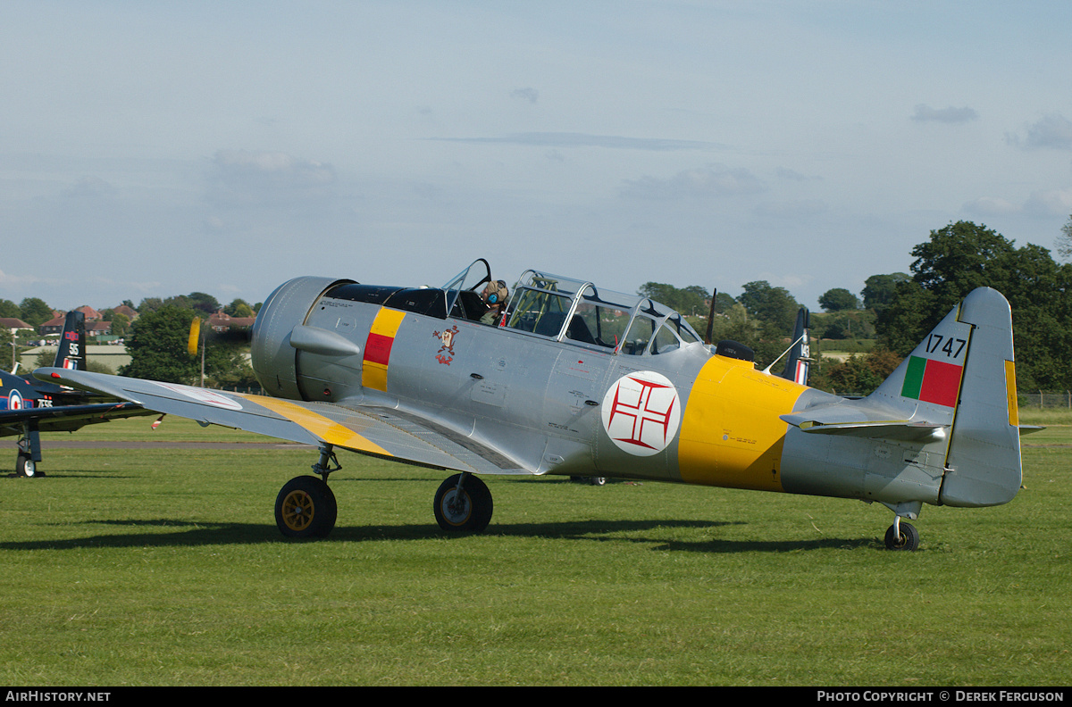 Aircraft Photo of G-BGPB / 1747 | North American T-6J Harvard Mk IV | Portugal - Air Force | AirHistory.net #644818