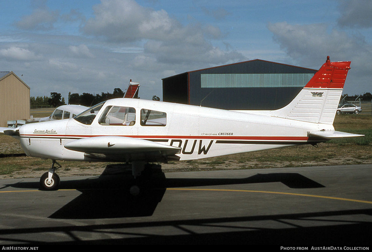 Aircraft Photo of ZK-DUW | Piper PA-28-140 Cherokee Cruiser | Canterbury Aero Club | AirHistory.net #644880