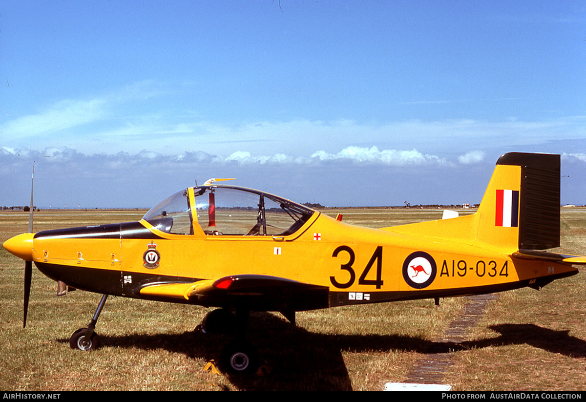 Aircraft Photo of A19-034 | New Zealand CT-4A Airtrainer | Australia - Air Force | AirHistory.net #644881