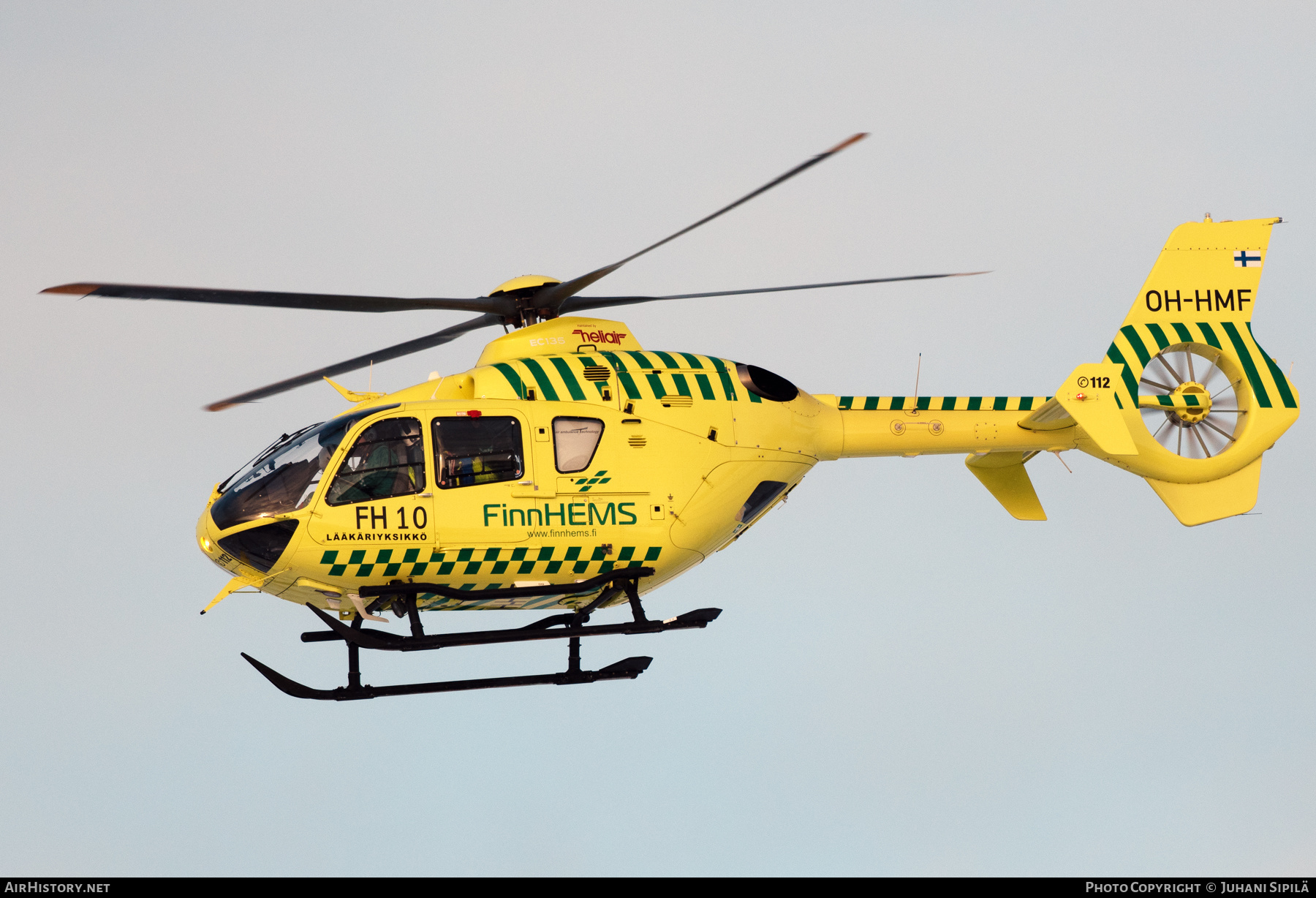 Aircraft Photo of OH-HMF | Eurocopter EC-135P-2+ | FinnHEMS | AirHistory.net #644911