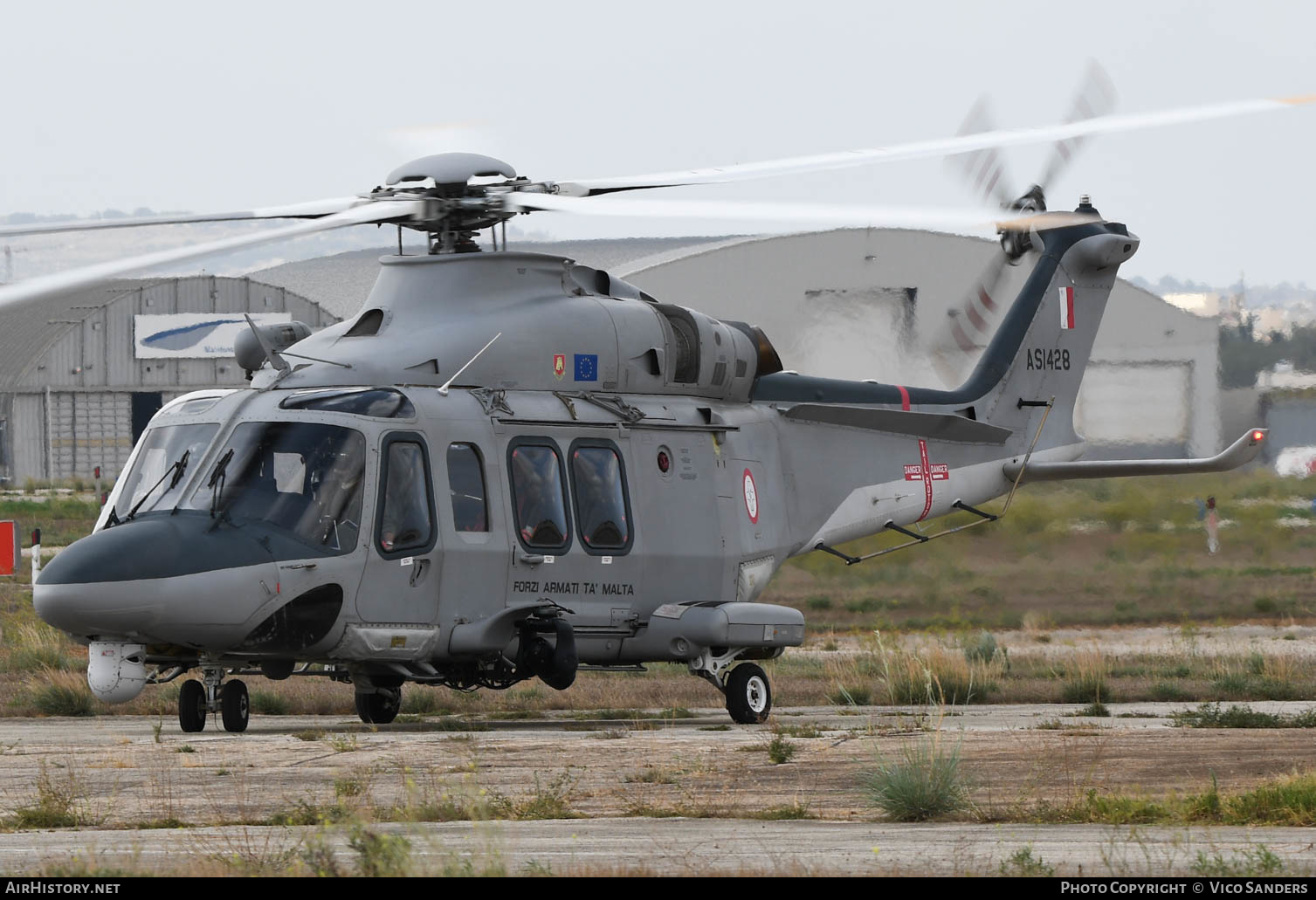 Aircraft Photo of AS1428 | AgustaWestland AW-139M | Malta - Air Force | AirHistory.net #644915