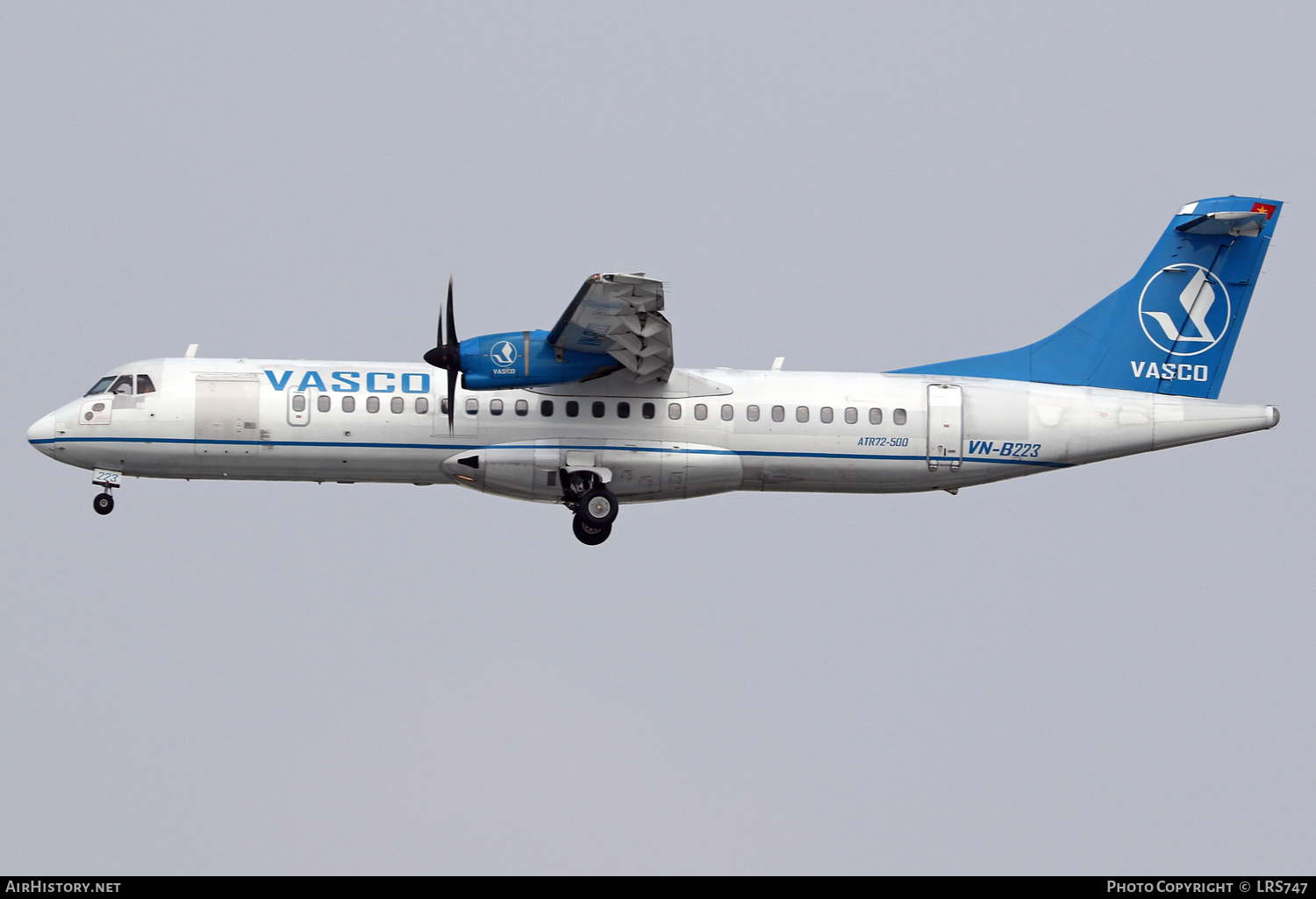 Aircraft Photo of VN-B223 | ATR ATR-72-500 (ATR-72-212A) | Vietnam Air Services Company - VASCO | AirHistory.net #644918