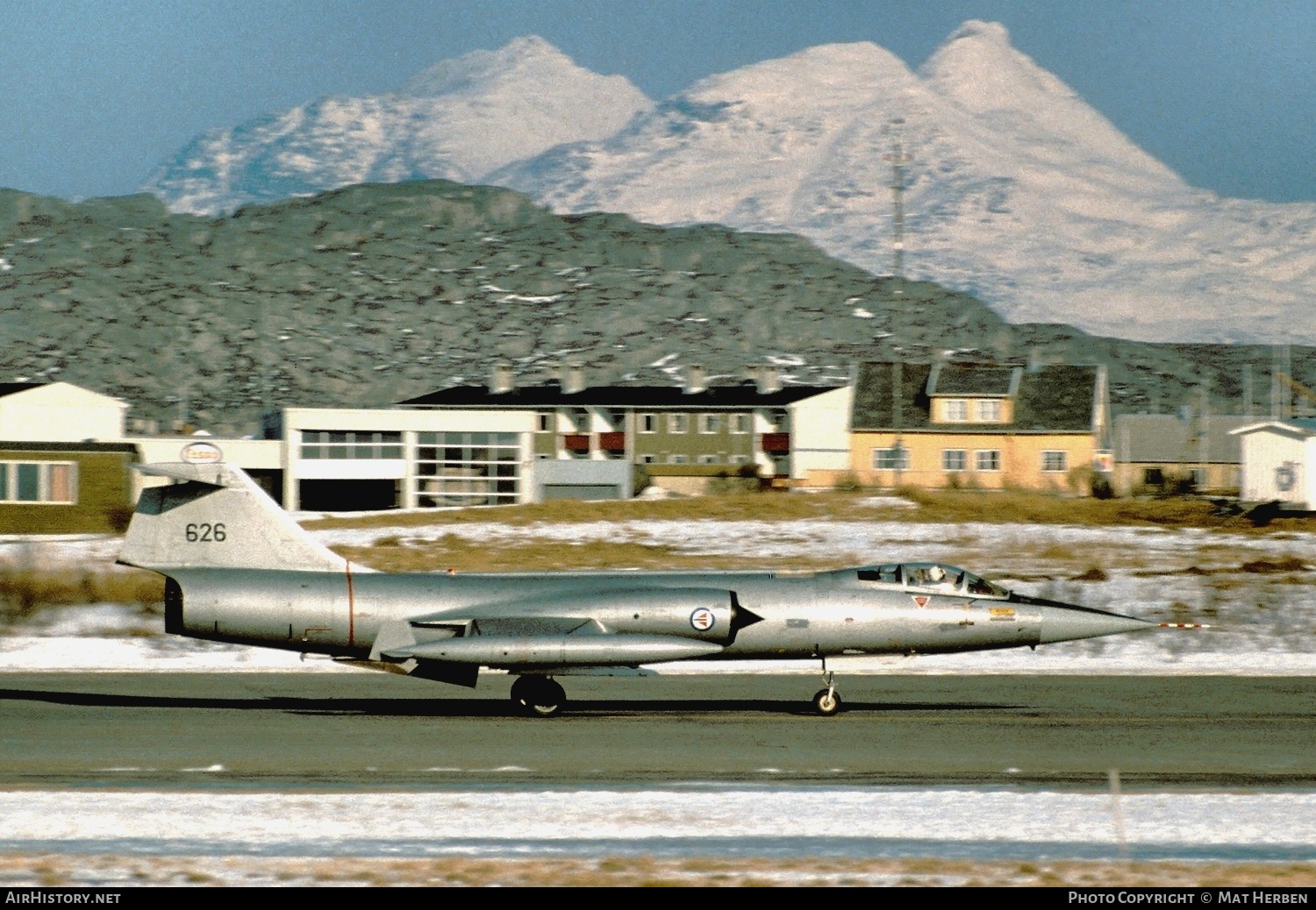 Aircraft Photo of 626 | Lockheed F-104G Starfighter | Norway - Air Force | AirHistory.net #644926