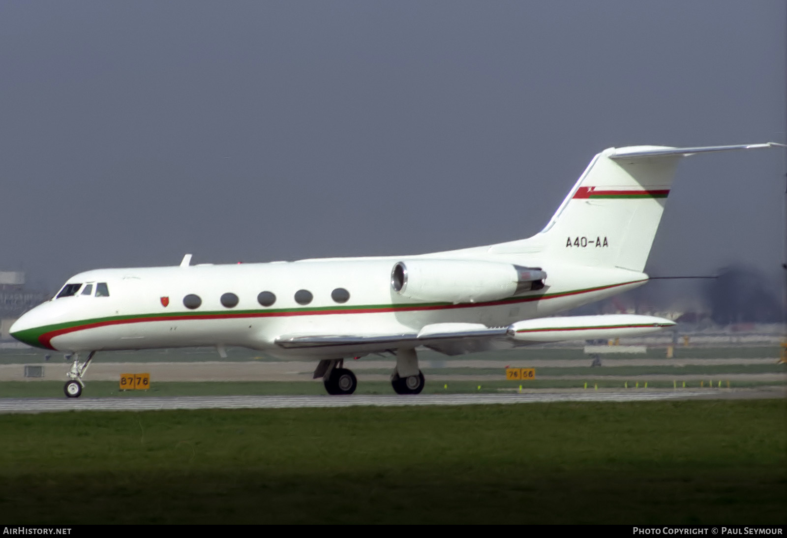 Aircraft Photo of A4O-AA | Grumman American G-1159 Gulfstream II-TT | AirHistory.net #644952