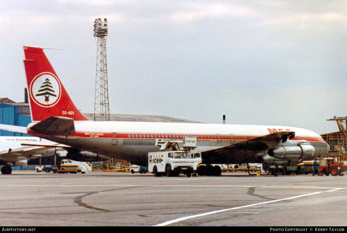 Aircraft Photo of OD-AGV | Boeing 707-347C | MEA - Middle East Airlines | AirHistory.net #645013