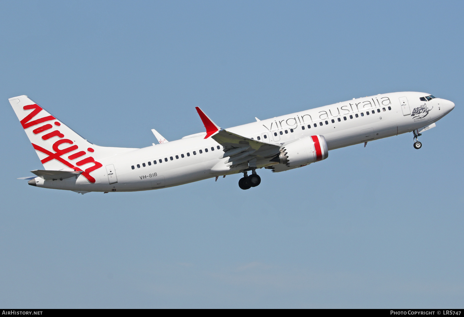 Aircraft Photo of VH-8IB | Boeing 737-8 Max 8 | Virgin Australia Airlines | AirHistory.net #645031