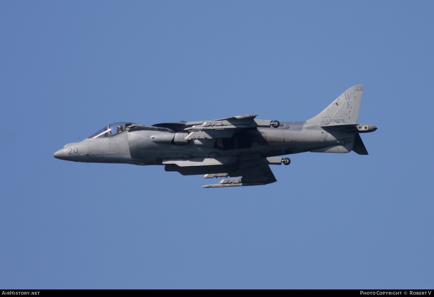 Aircraft Photo of 164143 | McDonnell Douglas AV-8B Harrier II | USA - Marines | AirHistory.net #645046