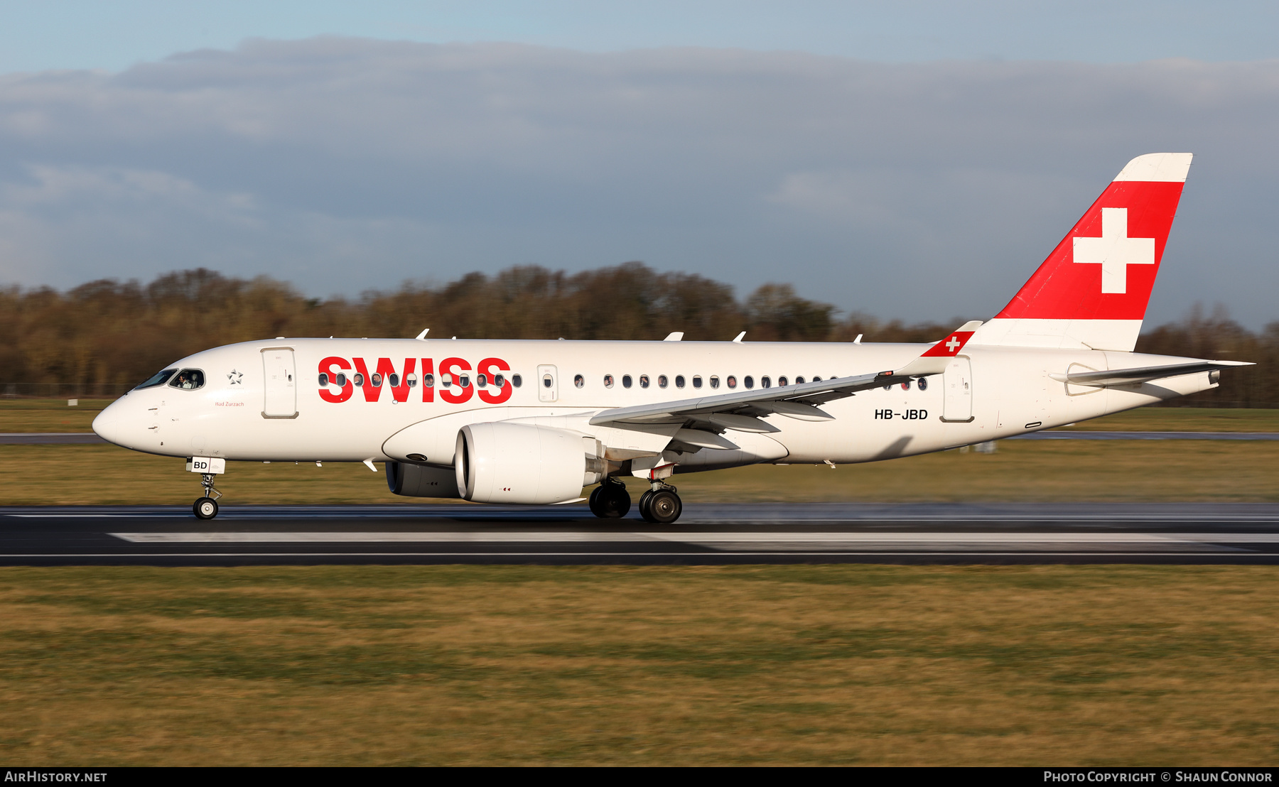 Aircraft Photo of HB-JBD | Bombardier CSeries CS100 (BD-500-1A10) | Swiss International Air Lines | AirHistory.net #645064