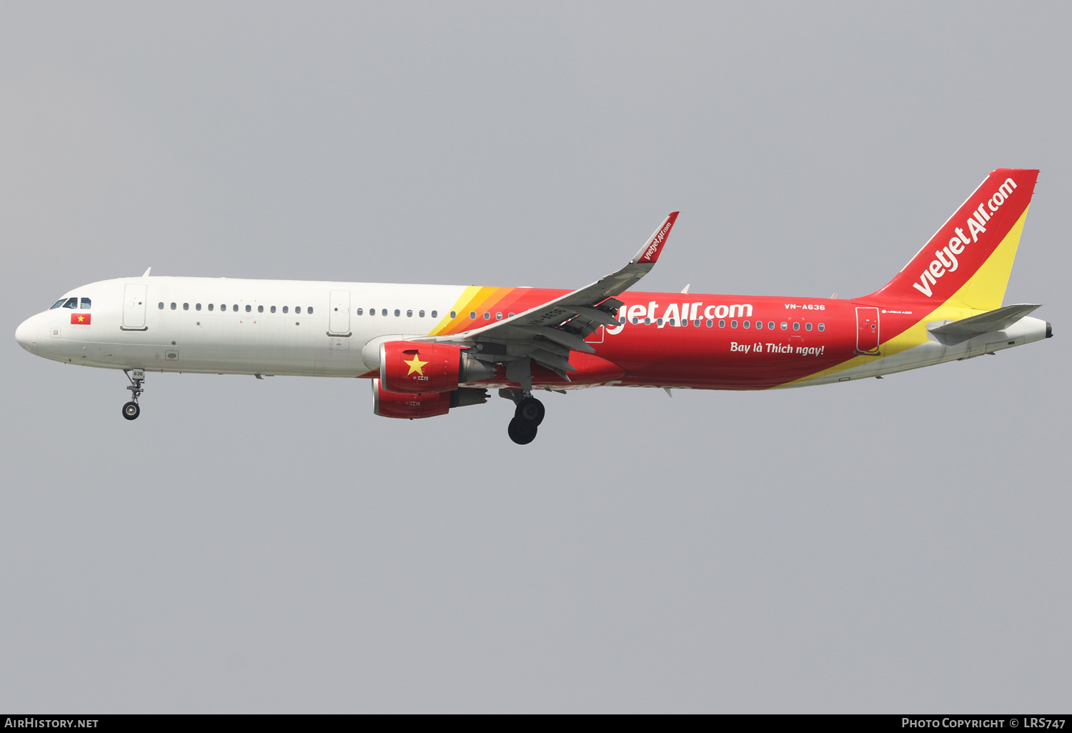 Aircraft Photo of VN-A636 | Airbus A321-211 | VietJet Air | AirHistory.net #645080