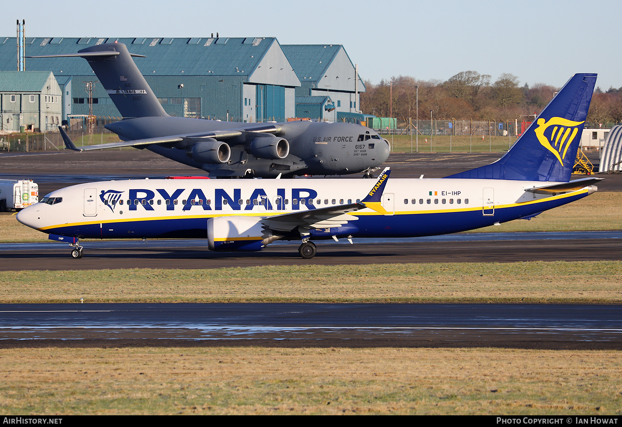 Aircraft Photo of EI-IHP | Boeing 737-8200 Max 200 | Ryanair | AirHistory.net #645090