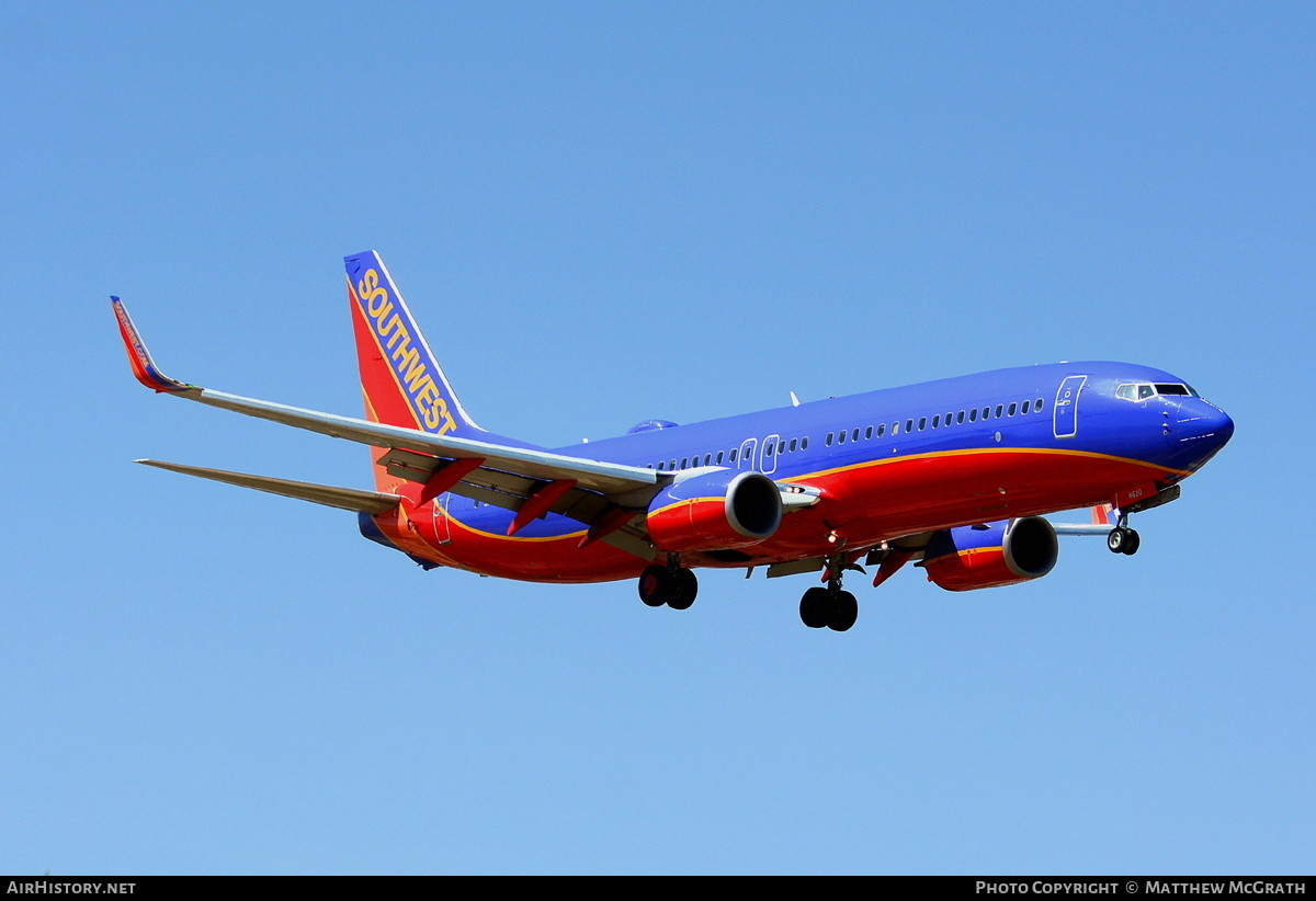 Aircraft Photo of N8620H | Boeing 737-8H4 | Southwest Airlines | AirHistory.net #645096