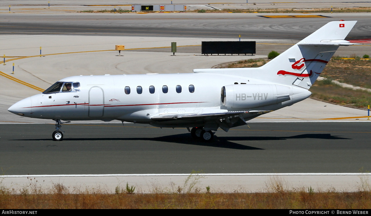 Aircraft Photo of HB-VHV | British Aerospace BAe-125-800A | Cat Aviation | AirHistory.net #645097