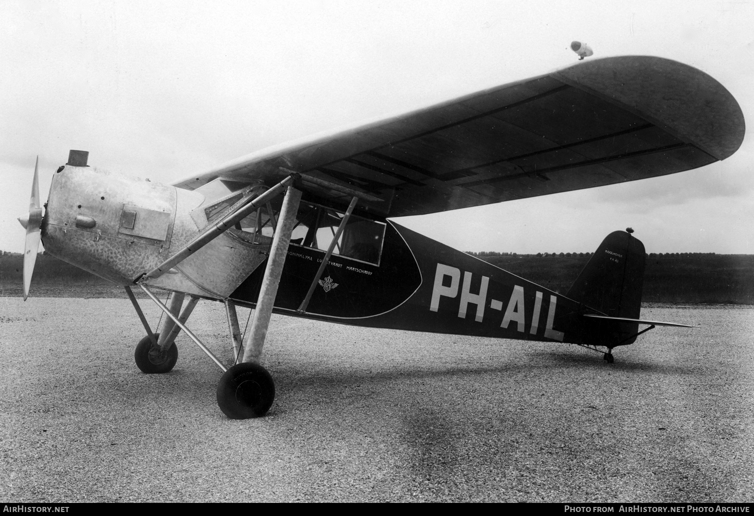 Aircraft Photo of PH-AIL | Koolhoven F.K.43 | KLM - Koninklijke Luchtvaart Maatschappij | AirHistory.net #645100