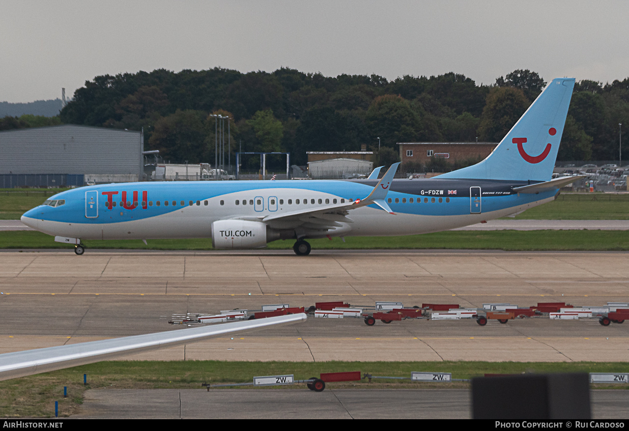 Aircraft Photo of G-FDZW | Boeing 737-8K5 | TUI | AirHistory.net #645106