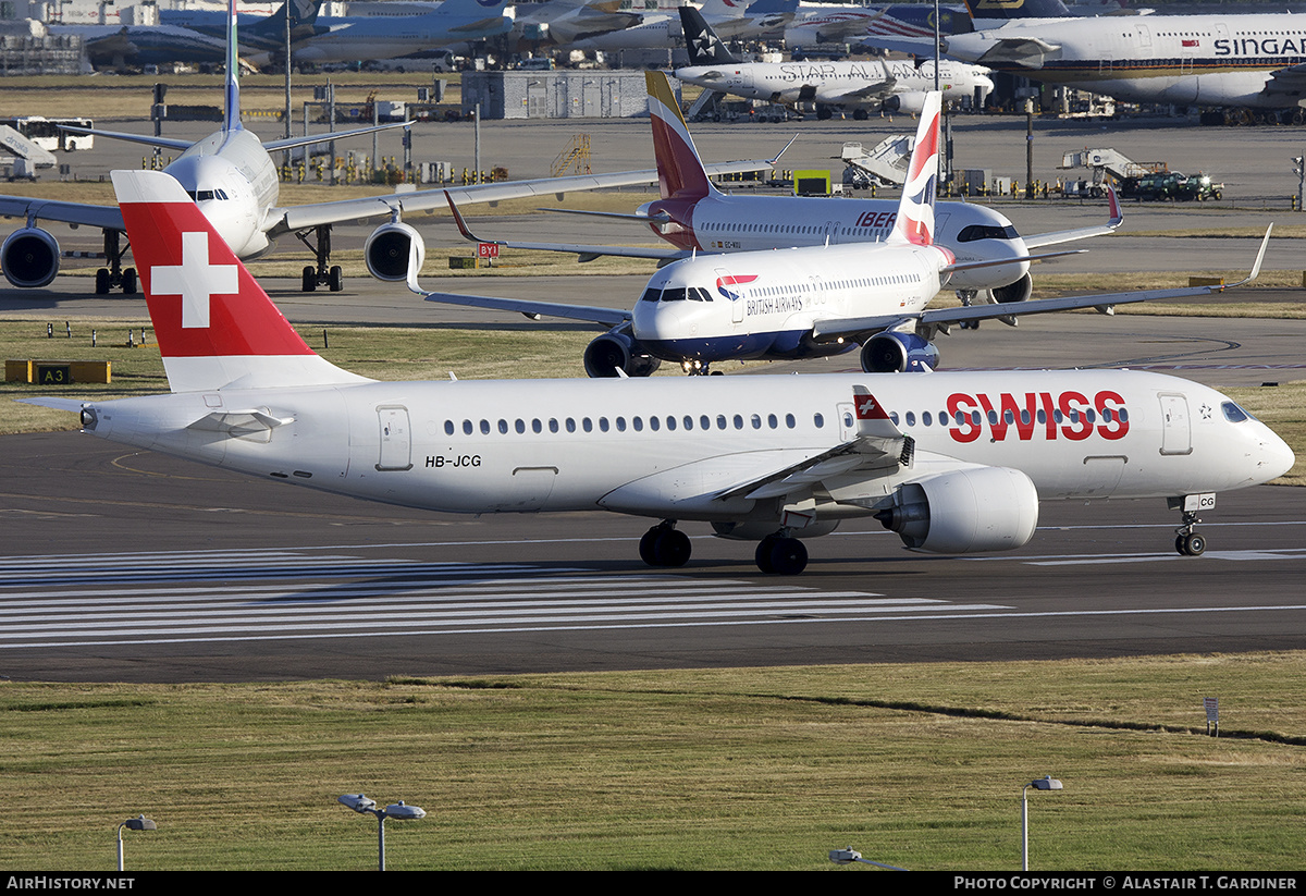 Aircraft Photo of HB-JCG | Bombardier CSeries CS300 (BD-500-1A11) | Swiss International Air Lines | AirHistory.net #645120