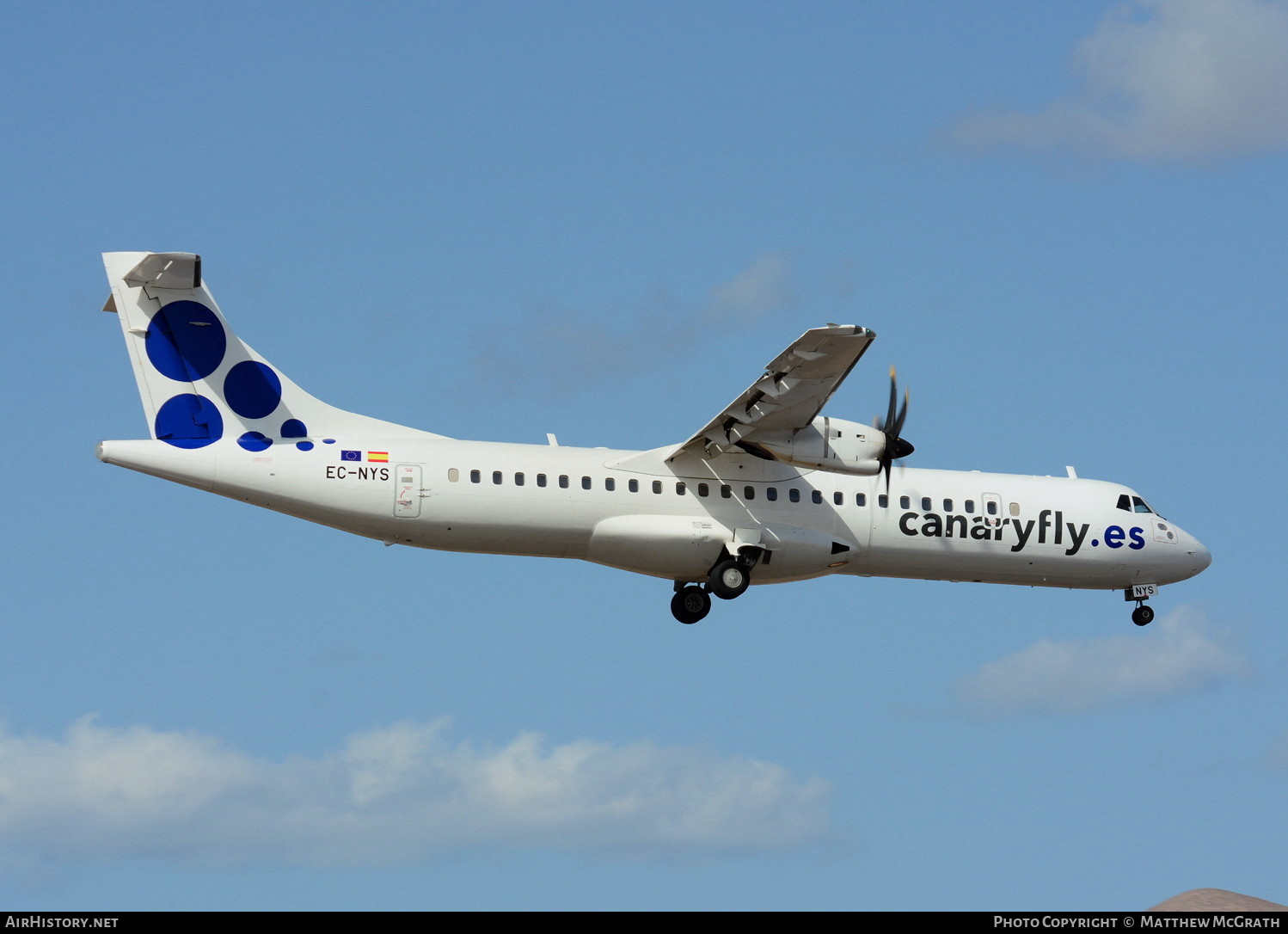 Aircraft Photo of EC-NYS | ATR ATR-72-500 (ATR-72-212A) | Canaryfly | AirHistory.net #645173