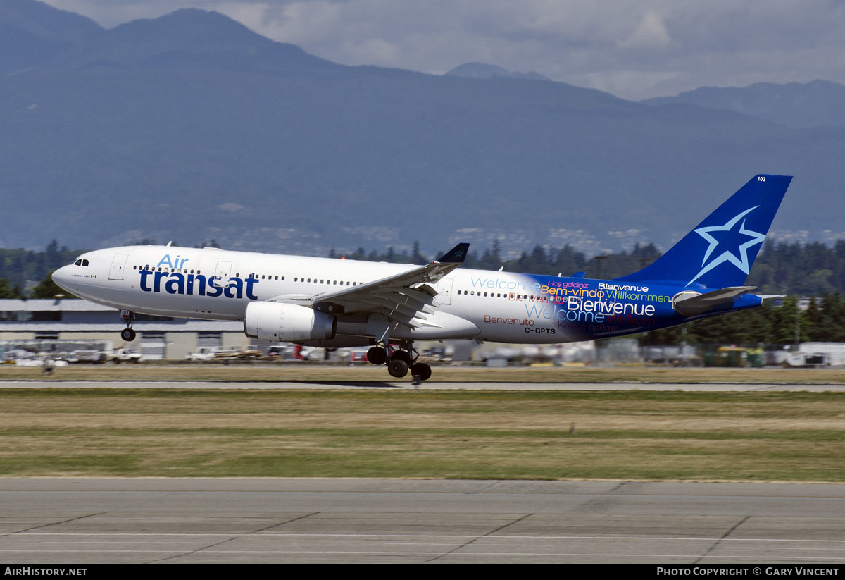 Aircraft Photo of C-GPTS | Airbus A330-243 | Air Transat | AirHistory.net #645202