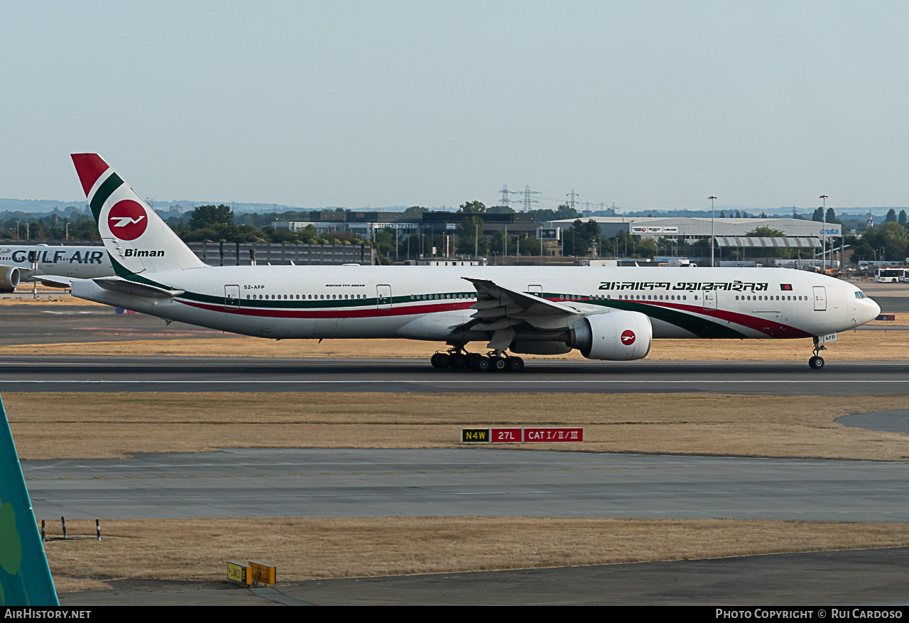 Aircraft Photo of S2-AFP | Boeing 777-3E9/ER | Biman Bangladesh Airlines | AirHistory.net #645214