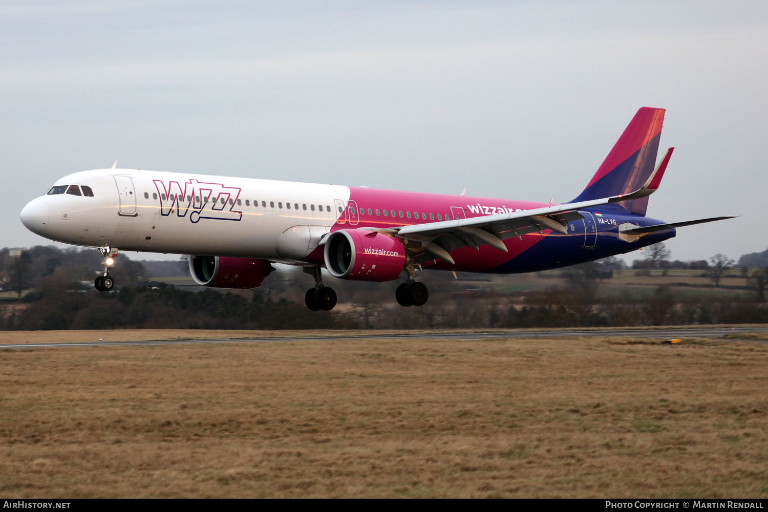 Aircraft Photo of HA-LVG | Airbus A321-271NX | Wizz Air | AirHistory.net #645276