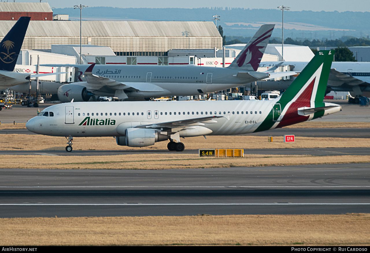 Aircraft Photo of EI-DSL | Airbus A320-216 | Alitalia | AirHistory.net #645293