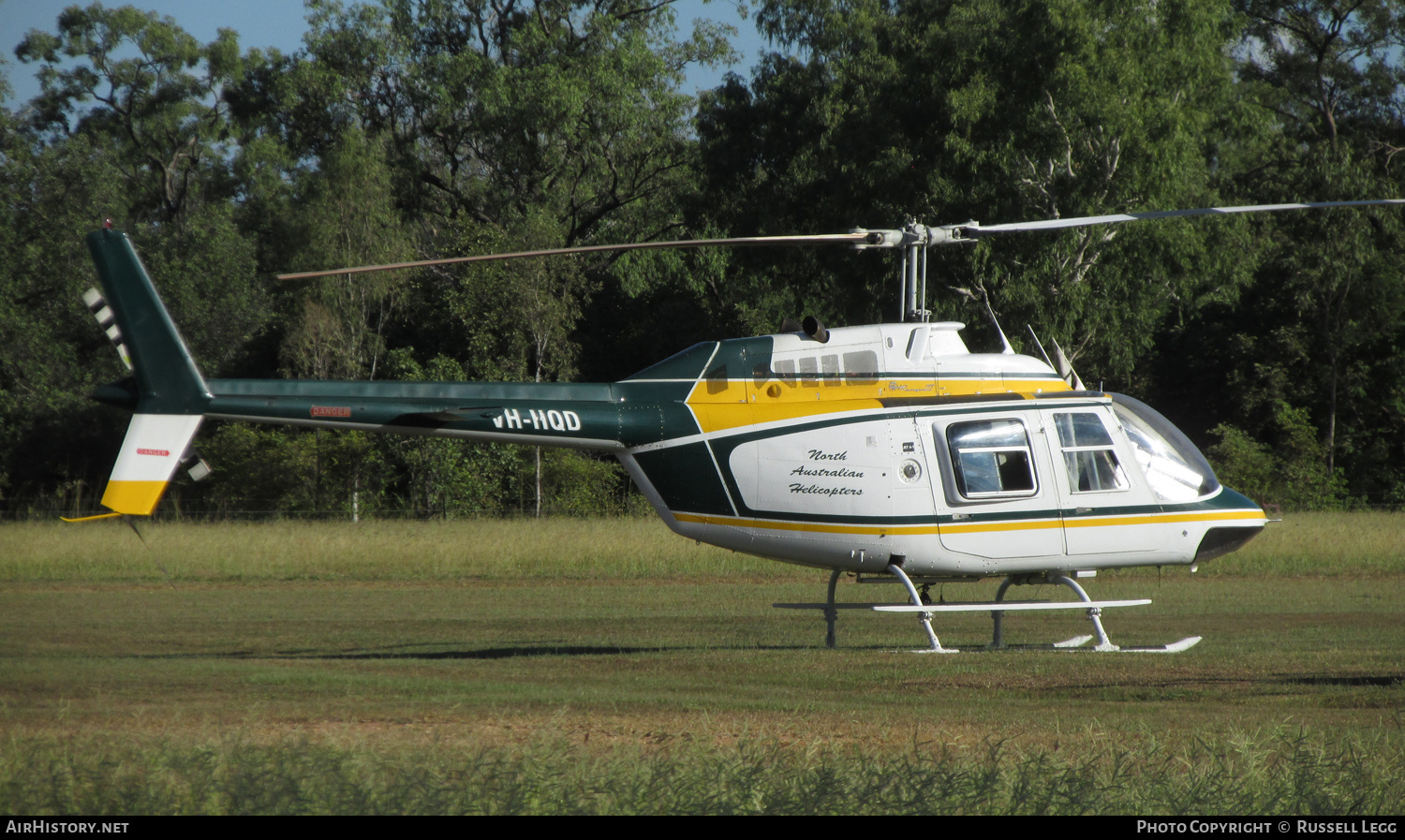 Aircraft Photo of VH-HQD | Bell 206B-3 JetRanger III | North Australian Helicopters | AirHistory.net #645296