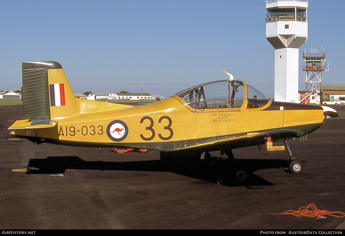 Aircraft Photo of A19-033 | New Zealand CT-4A Airtrainer | Australia - Air Force | AirHistory.net #645302