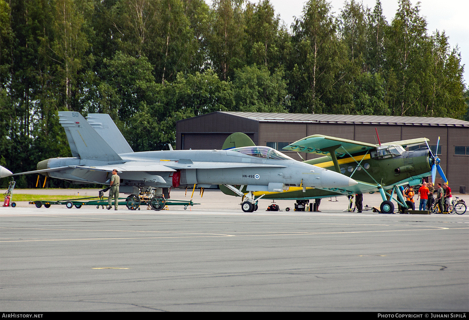 Aircraft Photo of HN-450 | McDonnell Douglas F/A-18C Hornet | Finland - Air Force | AirHistory.net #645322