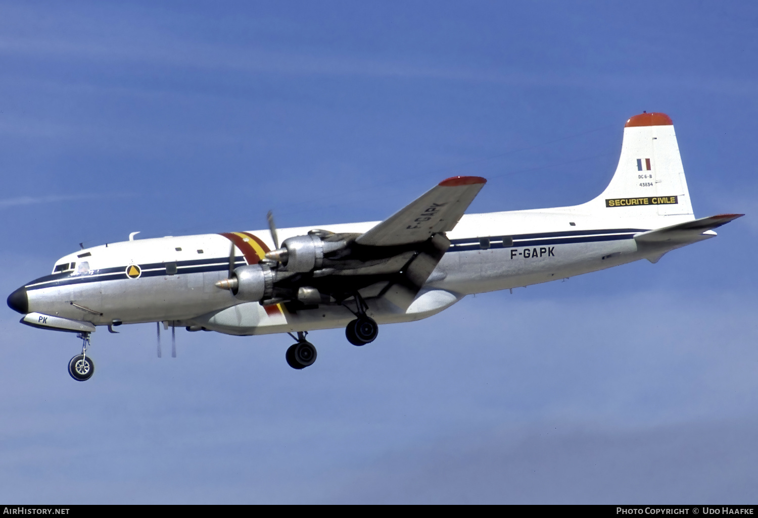 Aircraft Photo of F-GAPK | Douglas DC-6B/AT | UTA Industries | AirHistory.net #645342