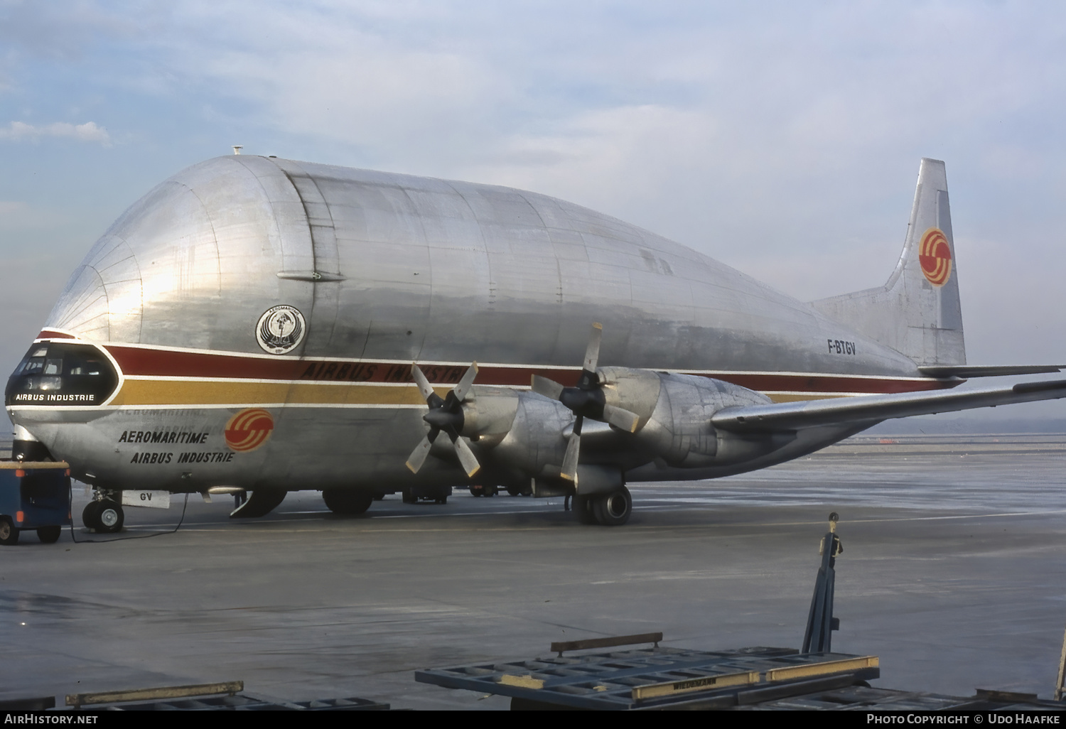 Aircraft Photo of F-BTGV | Aero Spacelines 377SGT Super Guppy Turbine | Aéromaritime | AirHistory.net #645346