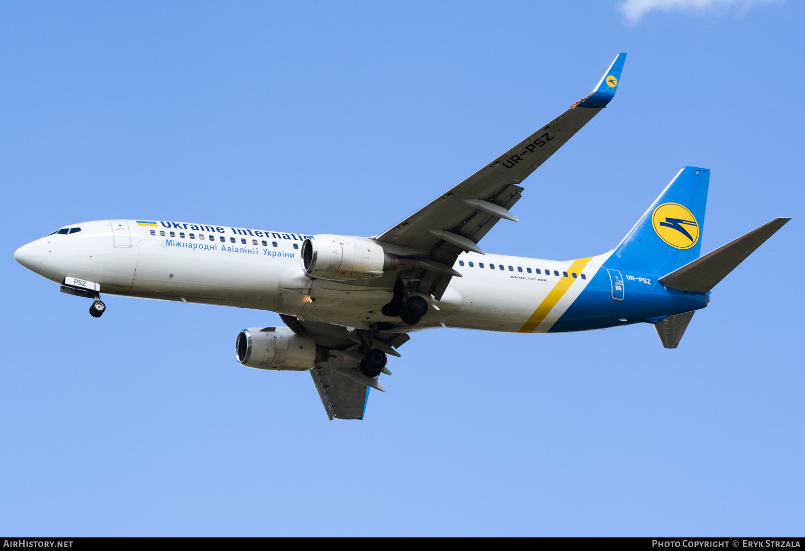Aircraft Photo of UR-PSZ | Boeing 737-86N | Ukraine International Airlines | AirHistory.net #645351