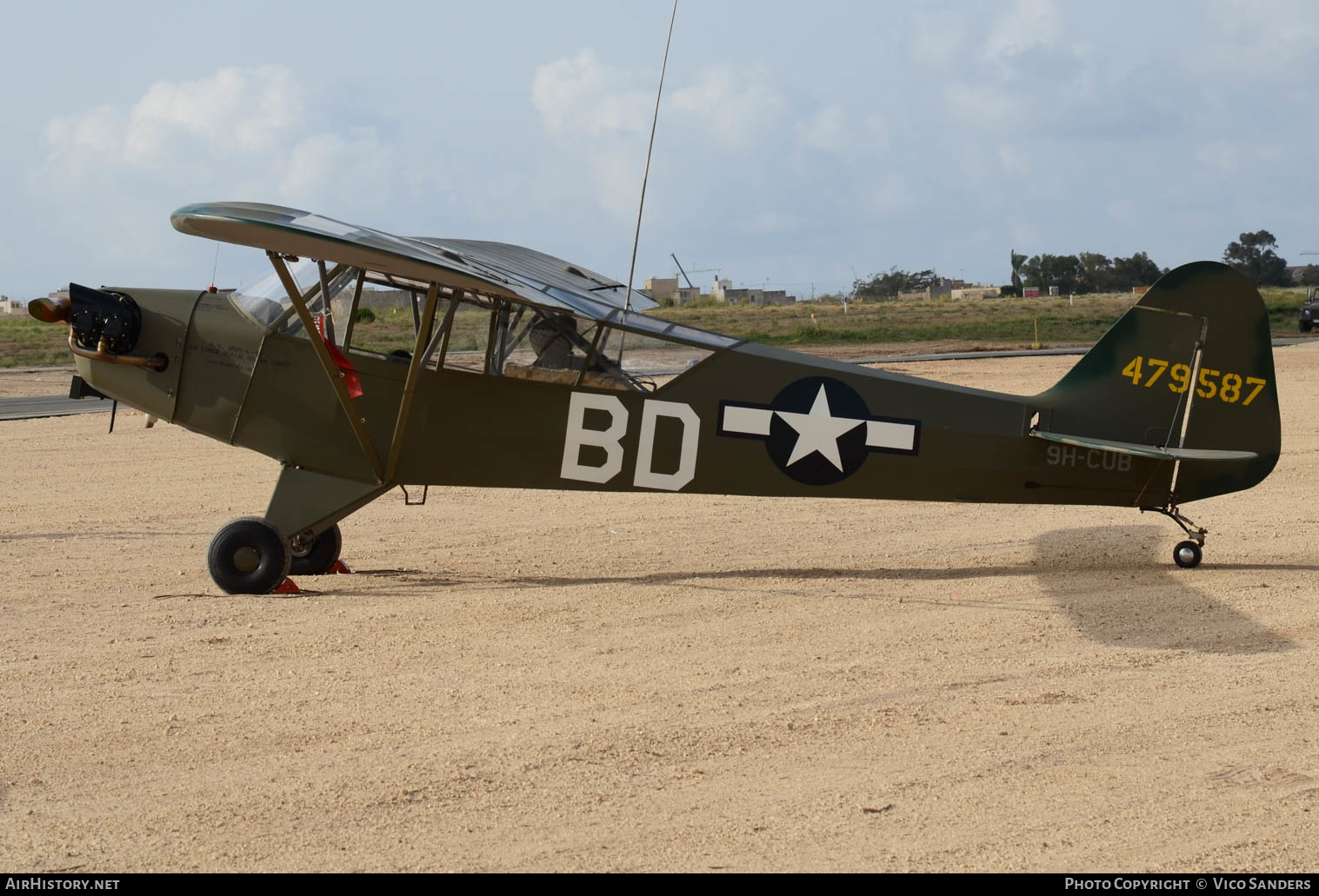 Aircraft Photo of 9H-CUB / 479587 | Piper J-3L-65 Cub | USA - Air Force | AirHistory.net #645388