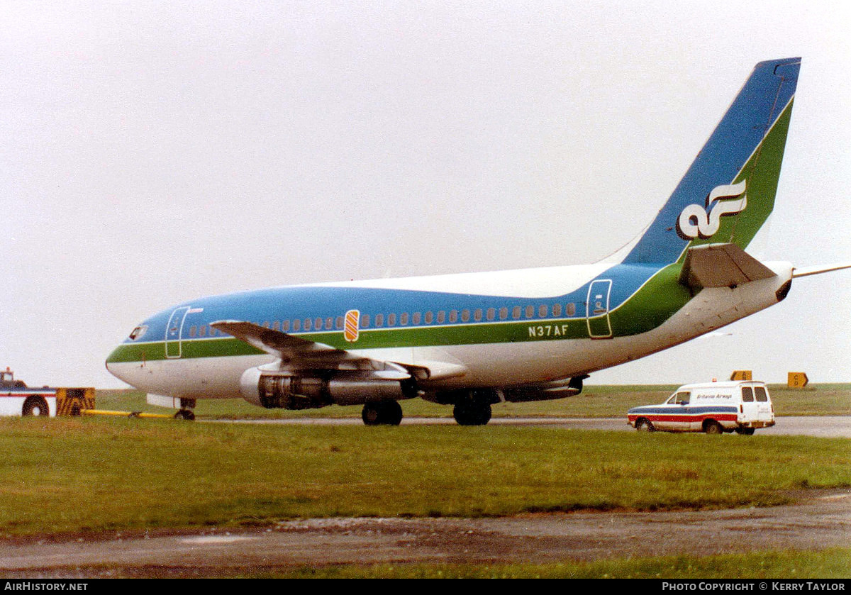 Aircraft Photo of N37AF | Boeing 737-2Q9/Adv | Britannia Airways | AirHistory.net #645414