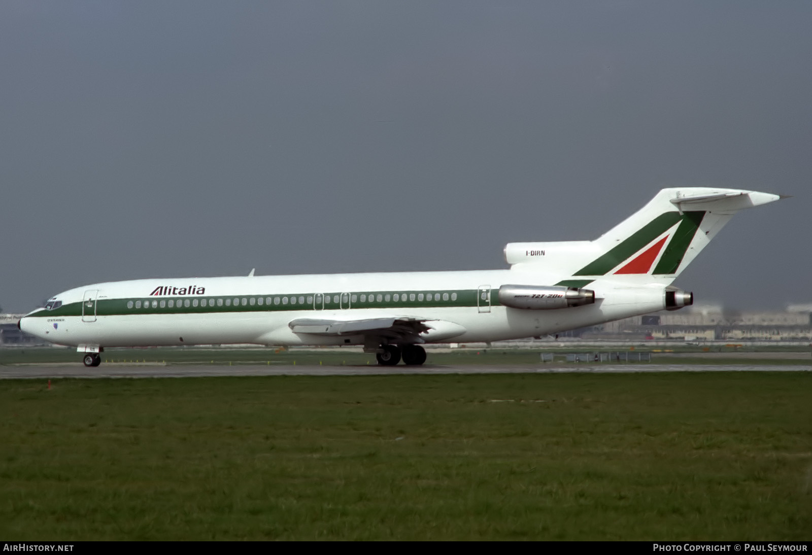 Aircraft Photo of I-DIRN | Boeing 727-243/Adv | Alitalia | AirHistory.net #645418