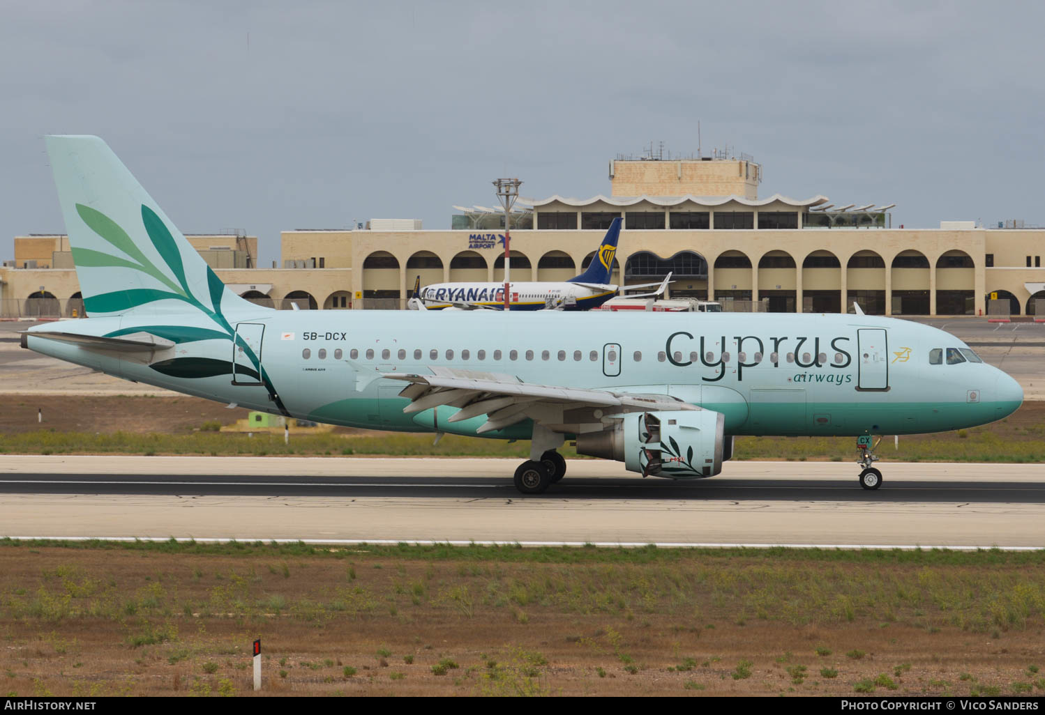 Aircraft Photo of 5B-DCX | Airbus A319-114 | Cyprus Airways | AirHistory.net #645421