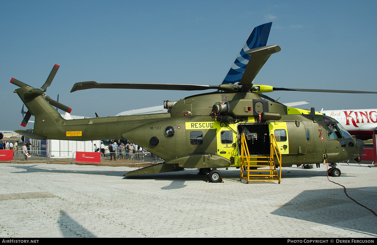 Aircraft Photo of M-503 | AgustaWestland EH101-512 Merlin HC3A | Denmark - Air Force | AirHistory.net #645443