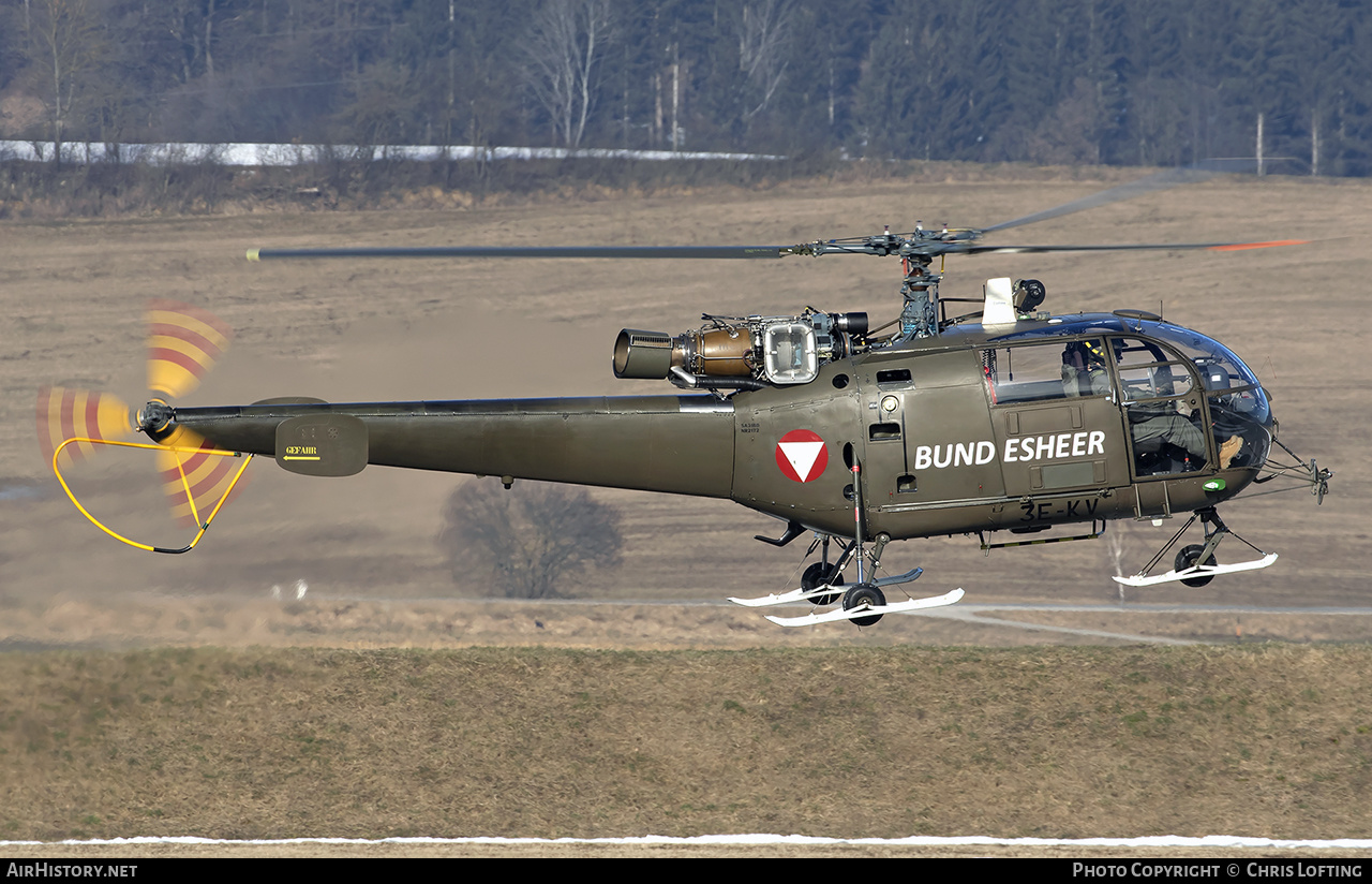 Aircraft Photo of 3E-KV | Aerospatiale SA-316B Alouette III | Austria - Air Force | AirHistory.net #645450