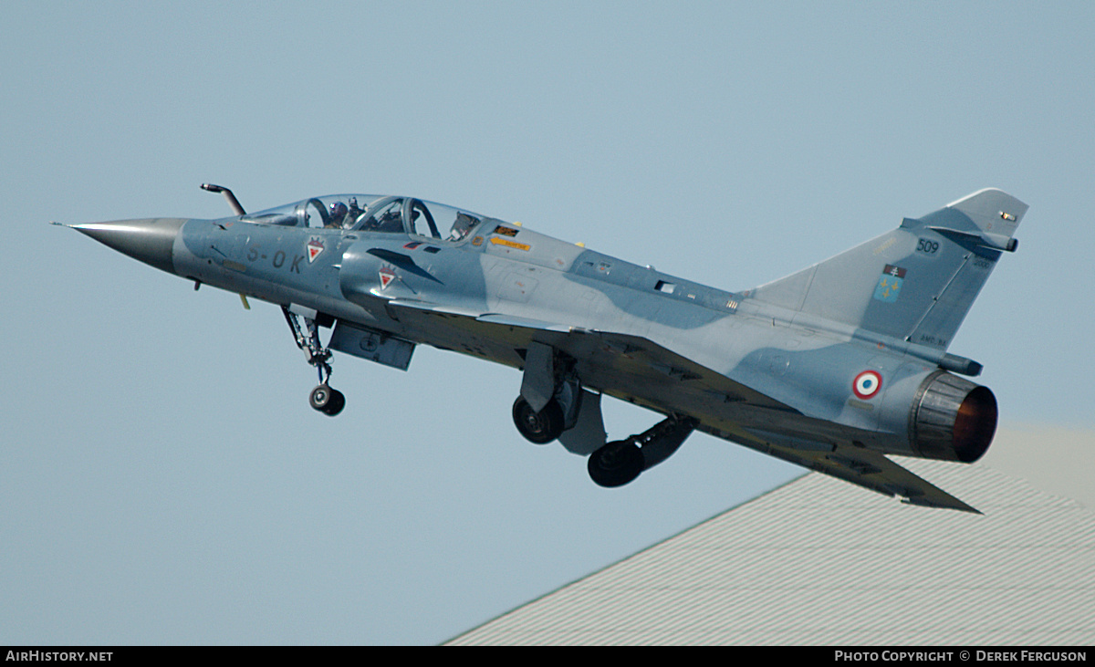 Aircraft Photo of 509 | Dassault Mirage 2000B | France - Air Force | AirHistory.net #645458