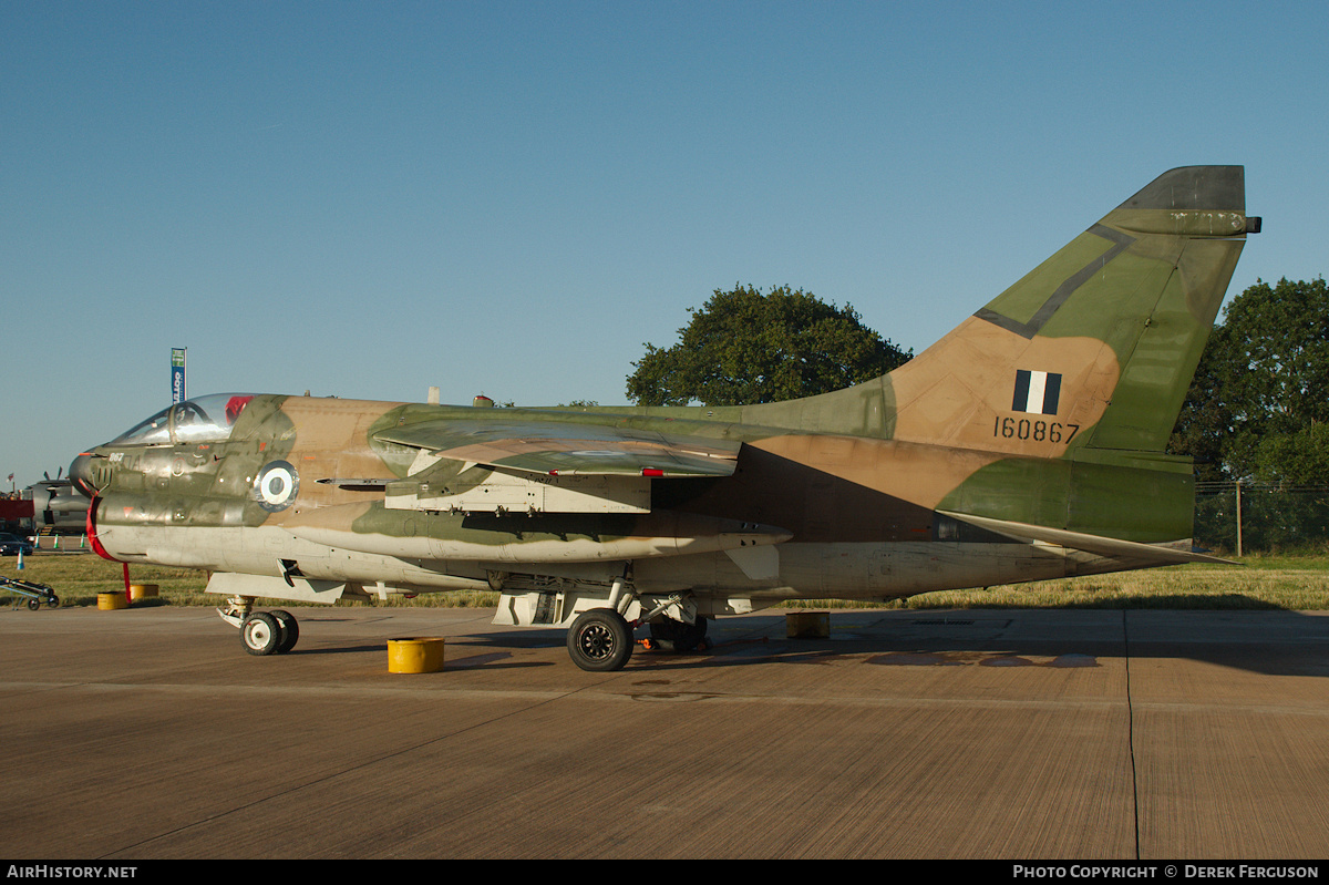 Aircraft Photo of 160867 | Vought A-7E Corsair II | Greece - Air Force | AirHistory.net #645460