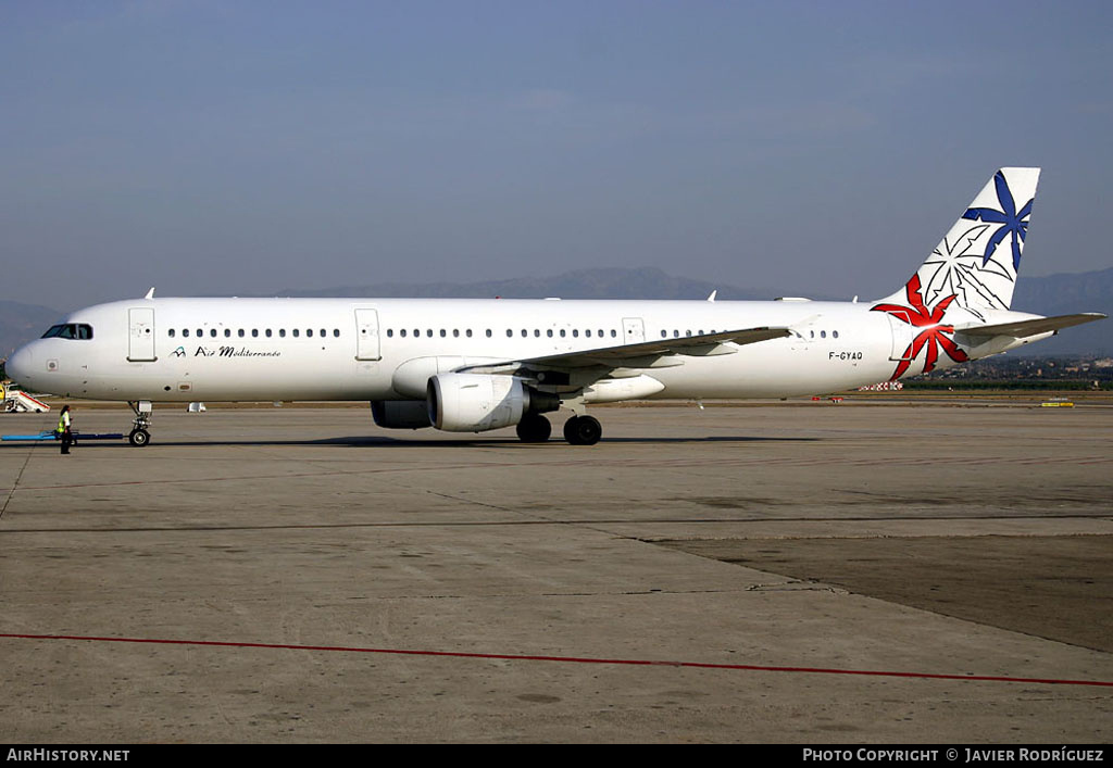 Aircraft Photo of F-GYAQ | Airbus A321-211 | Air Méditerranée | AirHistory.net #645468