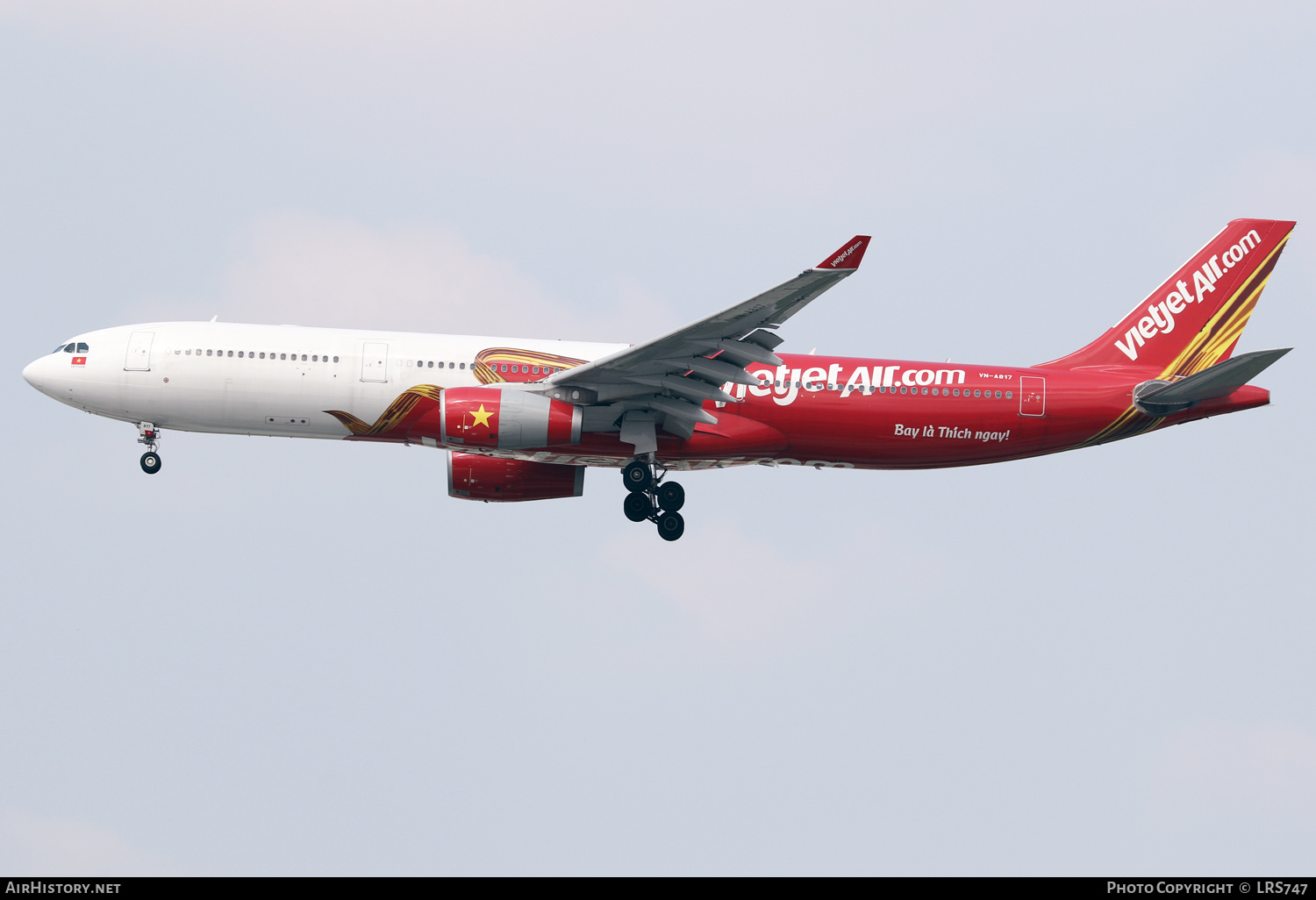 Aircraft Photo of VN-A817 | Airbus A330-343 | VietJet Air | AirHistory.net #645498