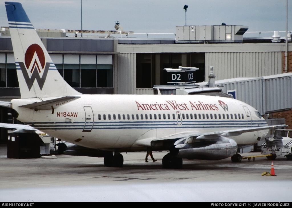 Aircraft Photo of N184AW | Boeing 737-277/Adv | America West Airlines | AirHistory.net #645503