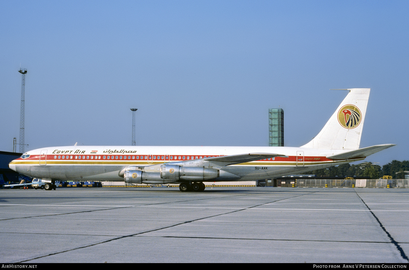Aircraft Photo of SU-AXK | Boeing 707-366C | EgyptAir | AirHistory.net #645506