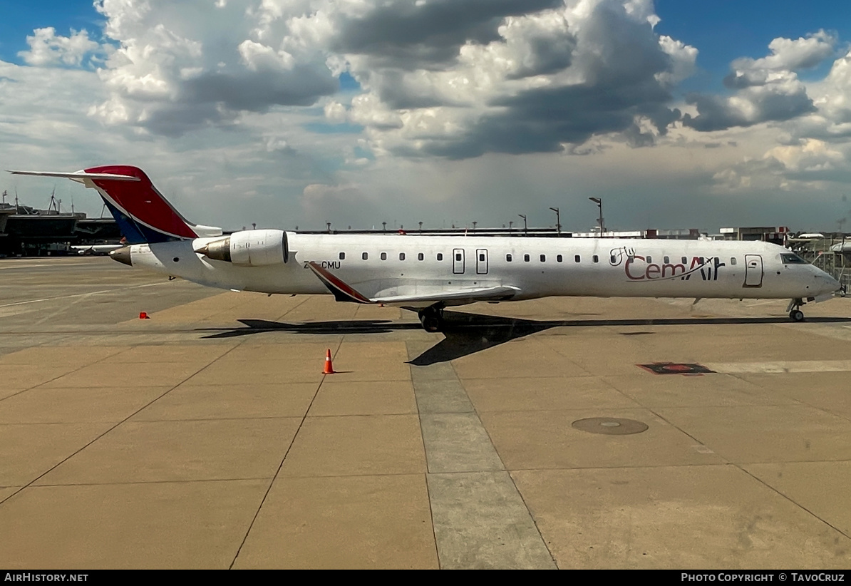 Aircraft Photo of ZS-CMU | Bombardier CRJ-900LR (CL-600-2D24) | CemAir | AirHistory.net #645521
